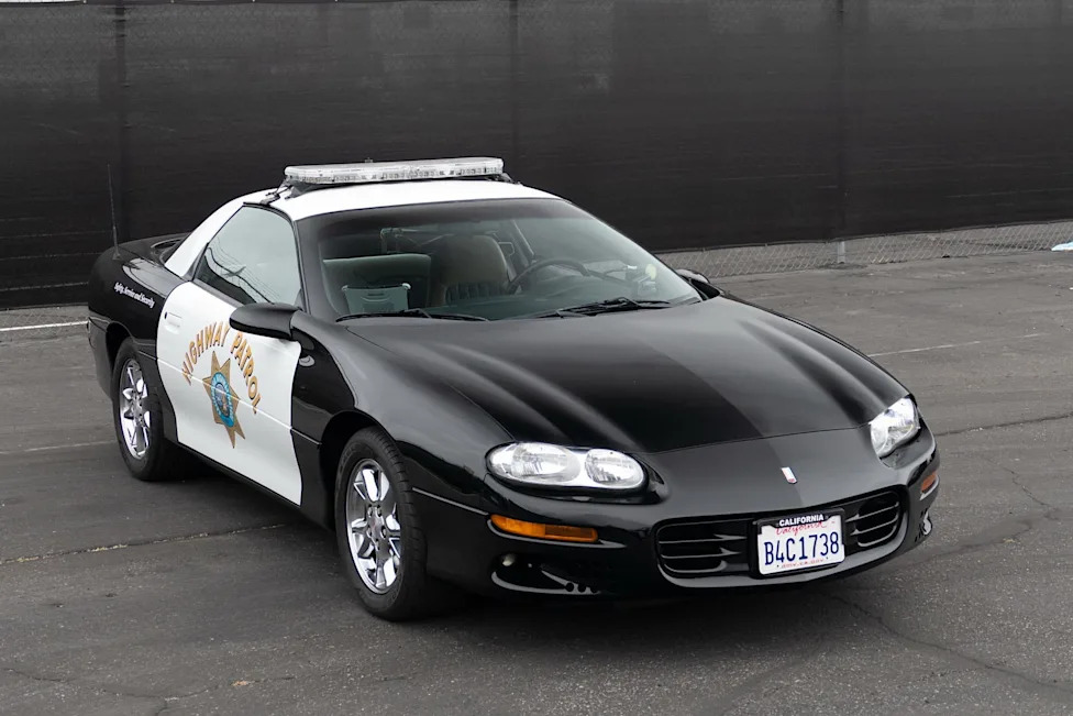 Ex-CHP 2002 Chevrolet Camaro B4C Police Package Hits Hagerty Marketplace, No Reserve