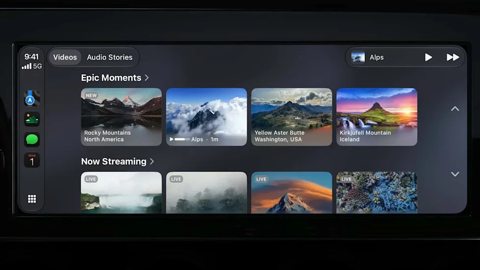 Apple CarPlay Is Getting Video Playback