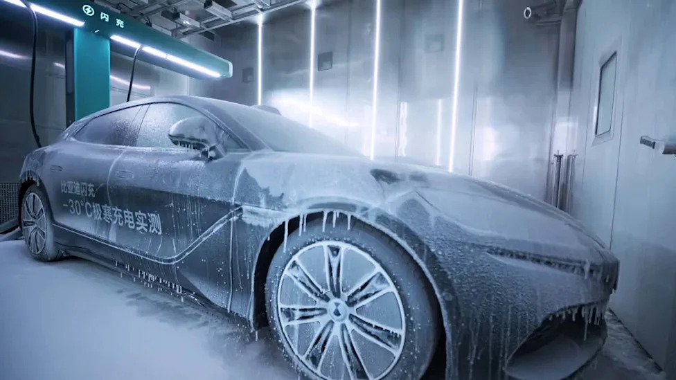 Frozen To -22 Degrees, BYD’s New EV Just Charged To 97% In Only 12 Minutes