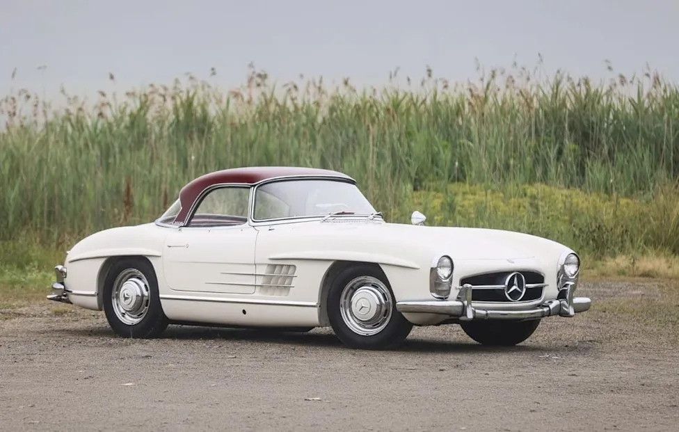 Mercedes-Benz, Mercedes-Benz SL, Numbers-Matching 1958 Mercedes-Benz 300 SL Roadster With Rare Factory Tonneau Heads to Pebble Beach
