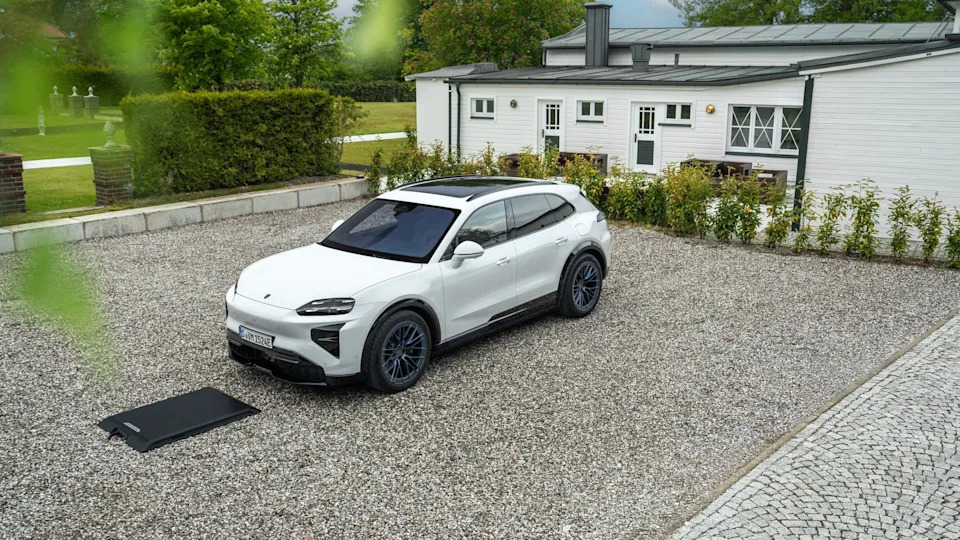 Porsche’s wireless electric car charger is now available for the Cayenne