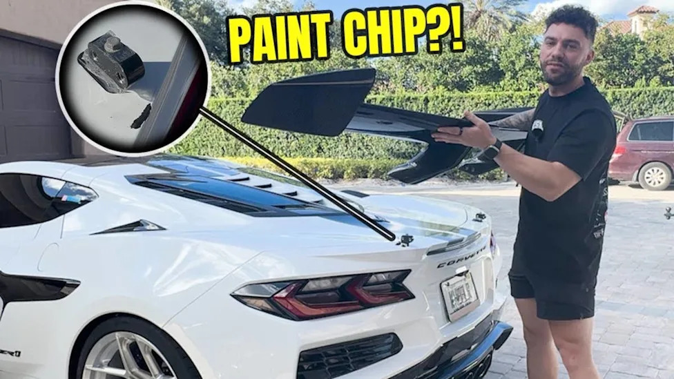 Corvette ZR1 Owners Are Finding Out Downforce Has A Paint Problem