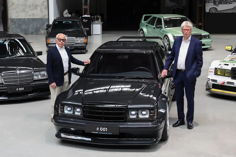 The First $760,000 HWA Evo Now Sits Beside The First Mercedes 190E Evo II