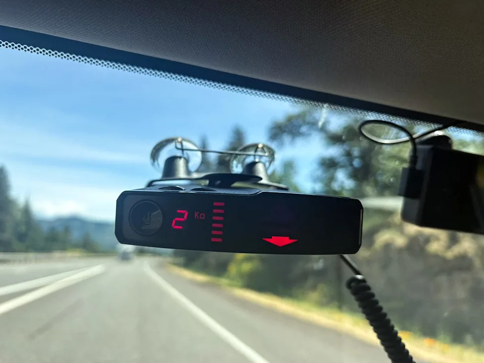 The Valentine V1 Gen2 Radar Detector Picks Up Speed-Measuring Devices From Farther Away Than Most