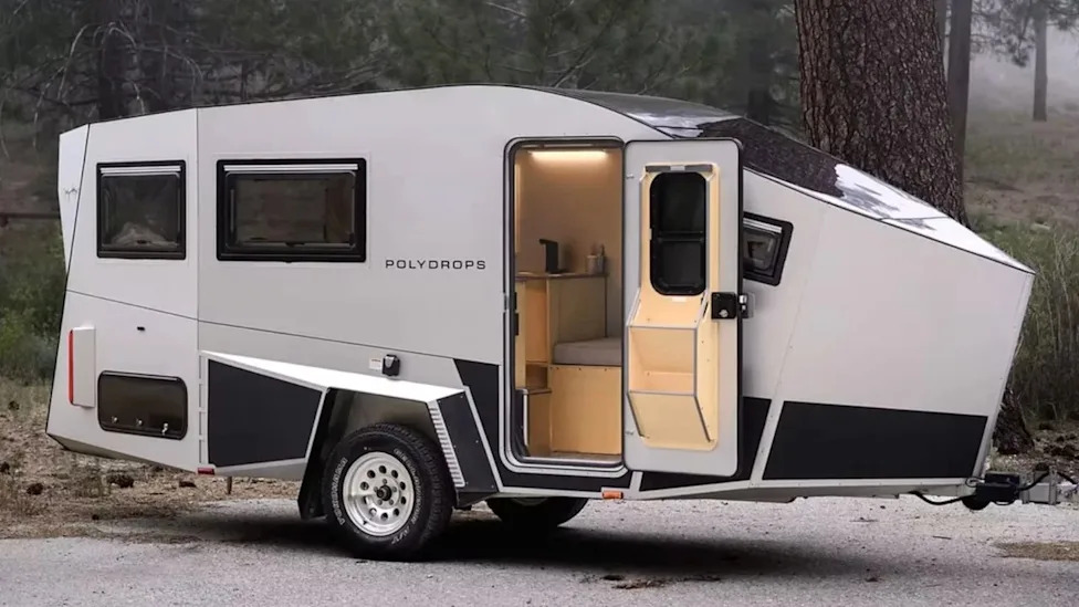 Polydrops' new off-road trailer is the epitome of compact camping in style