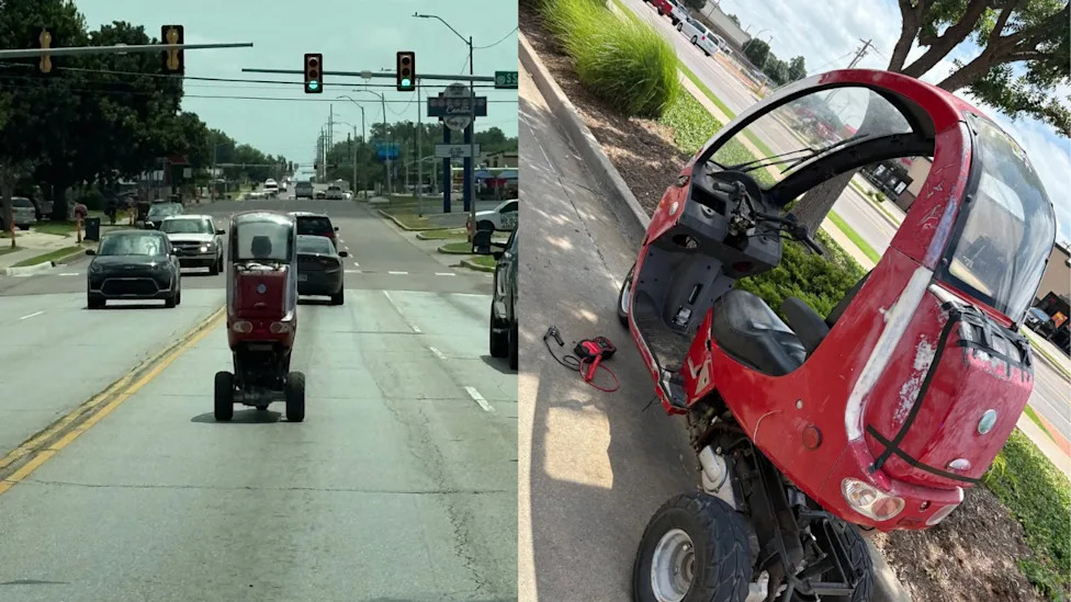 Police Pulled Over a Mystery Vehicle in Oklahoma City, and Even They Weren't Sure What It Was
