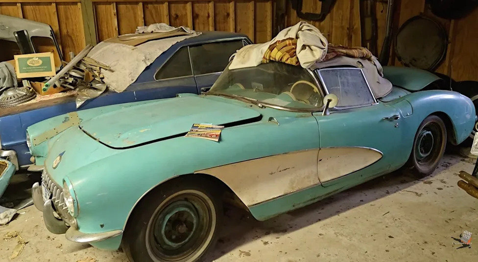 Dual-Quad Survivor: An Unrestored 1956 Corvette Hiding in a Massachusetts Collection