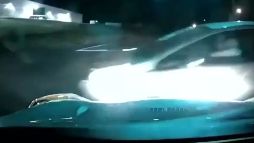 Dashcam Footage Shows Shocking Intersection Crash After Car Goes Through Red Light