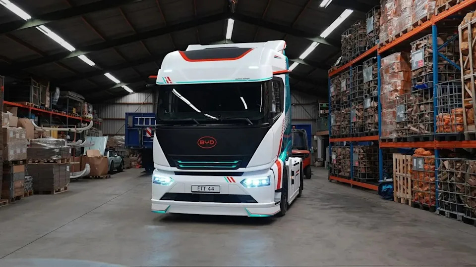 BYD's New Electric Semi Has More Range And Nearly Double Tesla's Charging Power