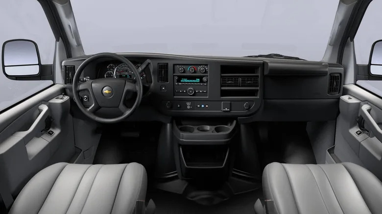 Chevy Express Van Finally Joins 2005, Gets Bluetooth Audio And A Touchscreen Radio