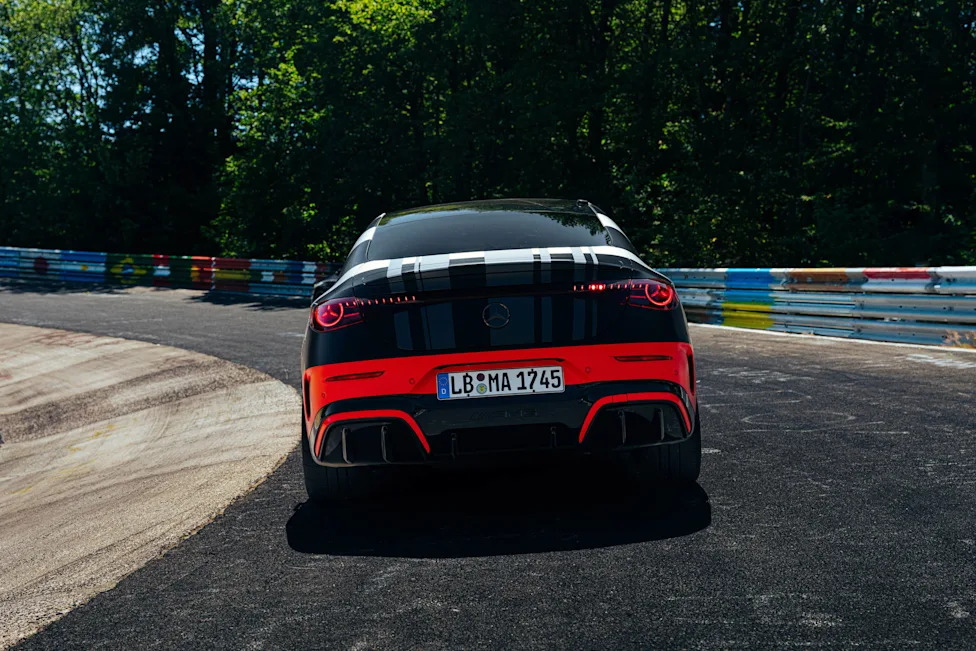 Mercedes-AMG’s 671-HP EV Just Beat a 1,000-HP Tesla at the Nürburgring