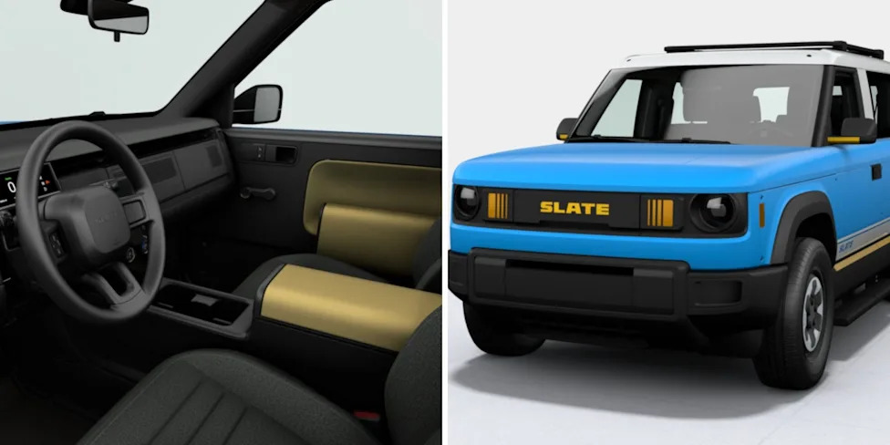 The $25,000 Slate truck is proudly bare-bones. I think these add-ons are worth the extra money.