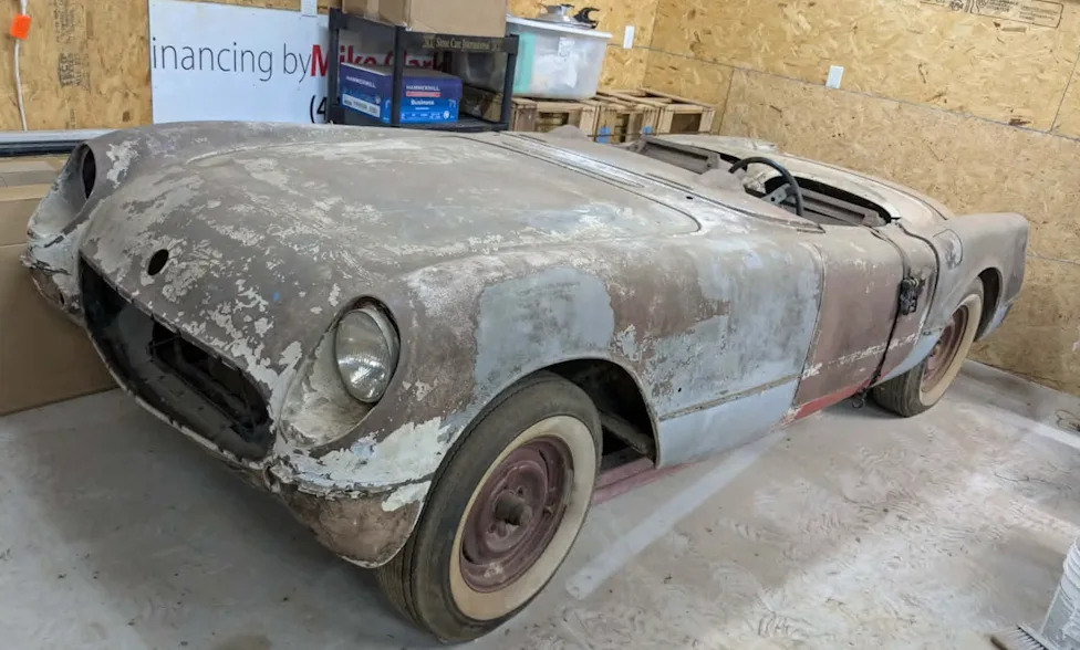 Chevrolet, Chevrolet Corvette, Rare 1954 Chevrolet Corvette Project Offers Restoration Opportunity for Enthusiasts