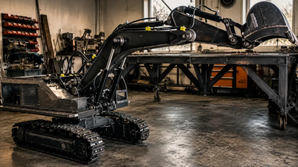 Volvo, Dad Spends 360 Hours Building a Half-Tonne RC Volvo Excavator for His 6-Year-Old Son