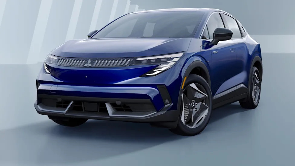 Mitsubishi, Nissan, Nissan Leaf, Mitsubishi's 2027 Eclipse Sportback breaks cover as a fully electric crossover with Nissan Leaf bones