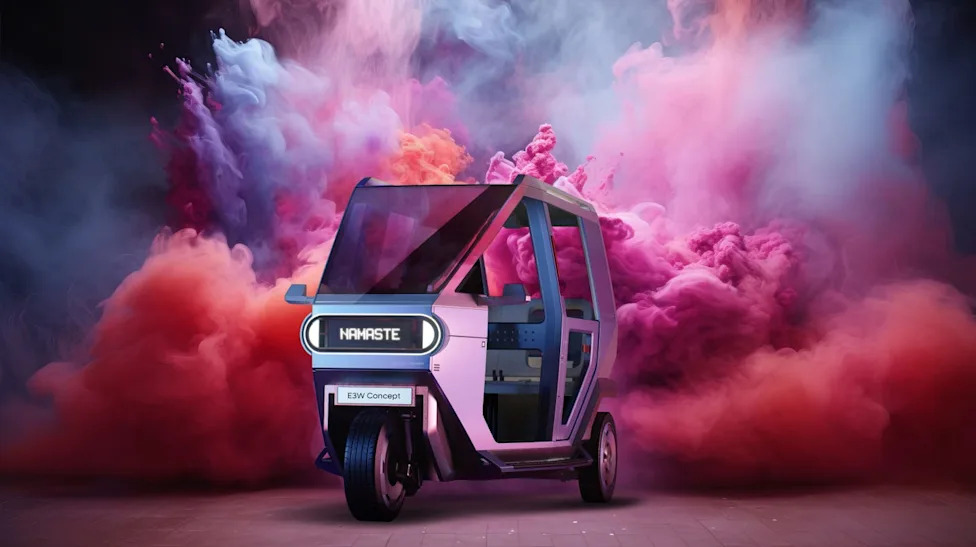 Hyundai’s New Workhorse is This Futuristic-Looking Three-Wheeled Electric Cutie