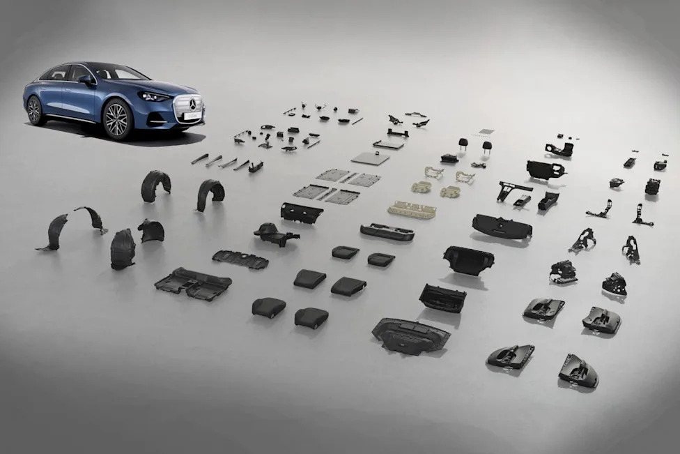 Mercedes Is Building The Electric C-Class With 108 Pounds Of Recycled Plastic