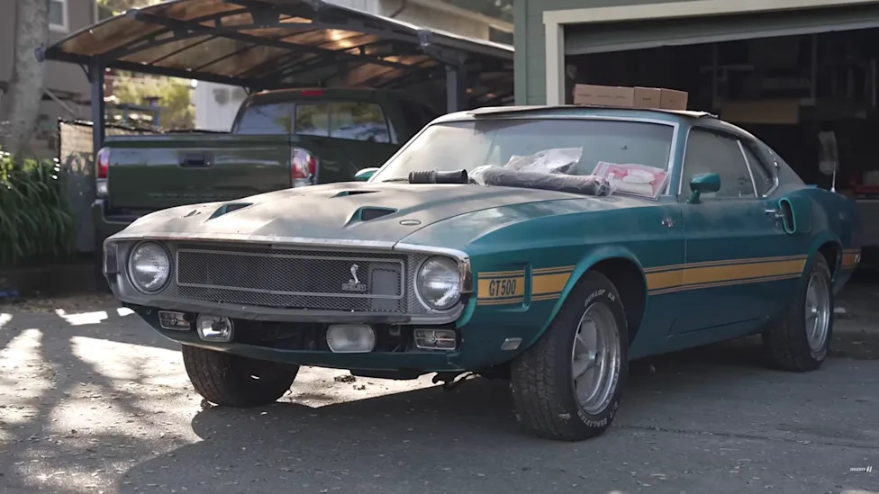 Rare '69 Shelby GT 500 Returns To The Road After 30 Years In A Garage