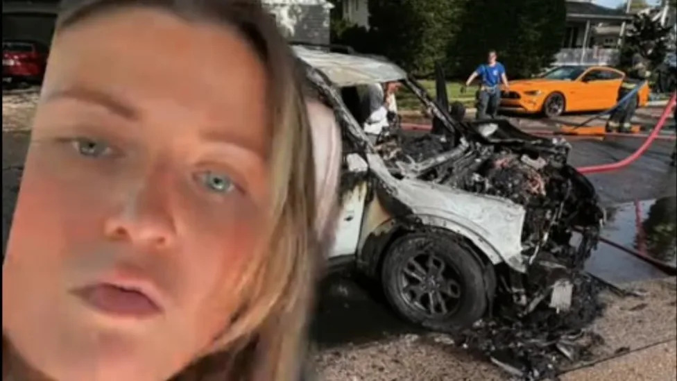 Woman claims a fixed Ford Bronco recall caused it to burst into flames