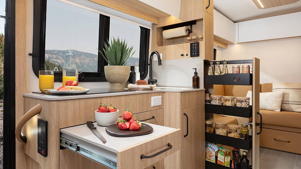 This Camper Van Has a Murphy Bed to Maximize Space Onboard