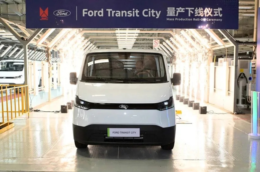 Ford China begins exporting its Transit City EV to Europe