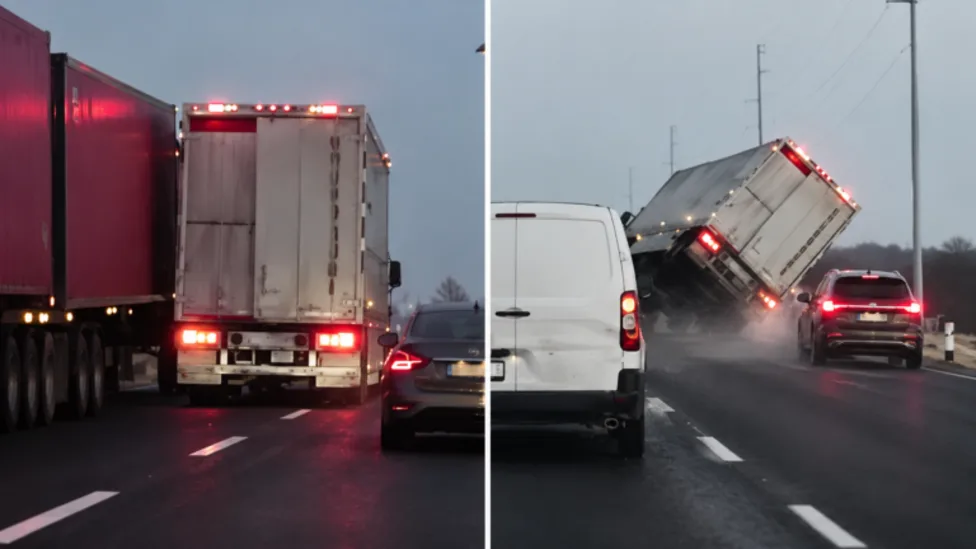 Viral Dashcam Catches a Trucker Blocking Every Car on the Highway Until it Ends in Tears
