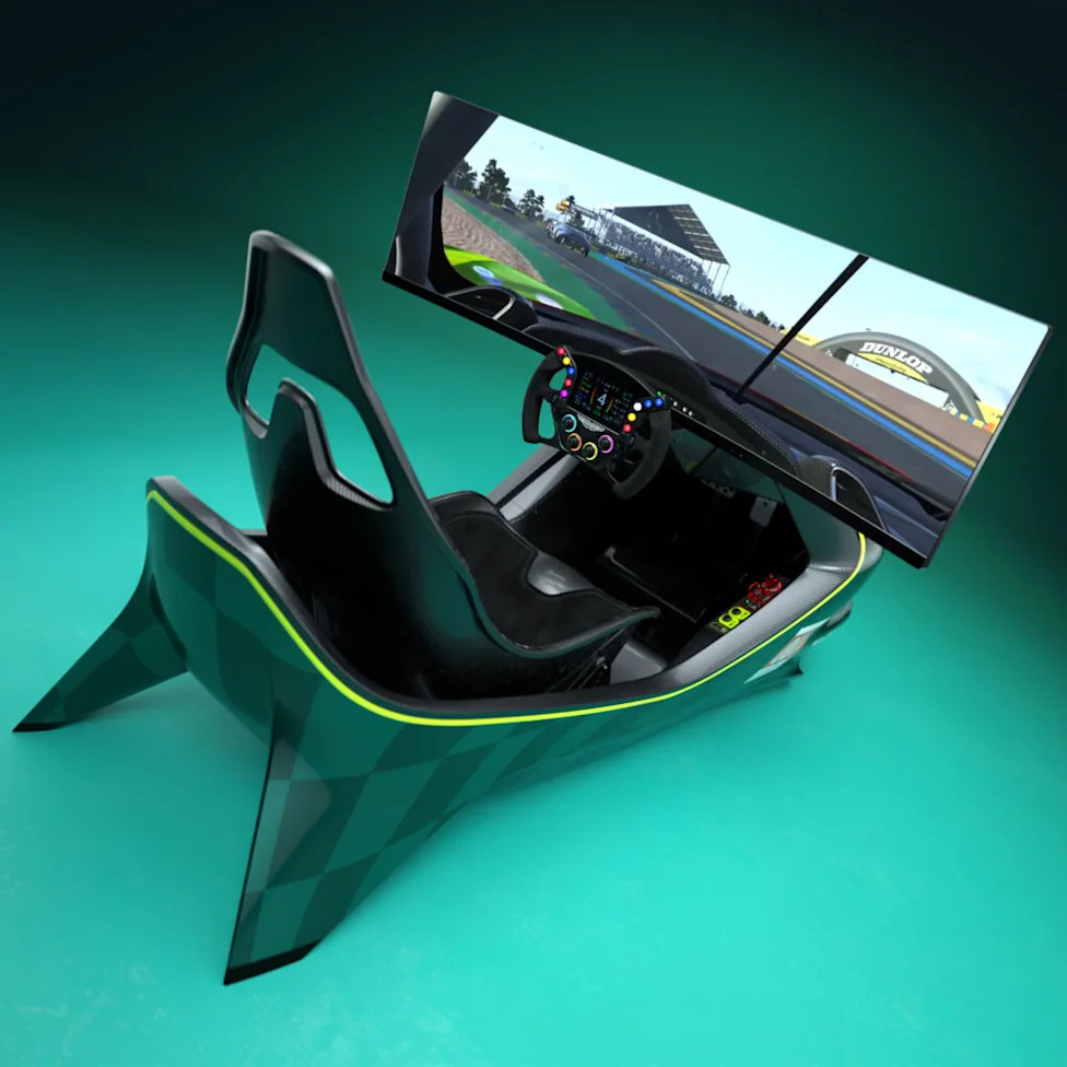 Aston Martin’s £58,750 Valkyrie Sim Rig is a Masterclass in Carbon-Fiber Architecture