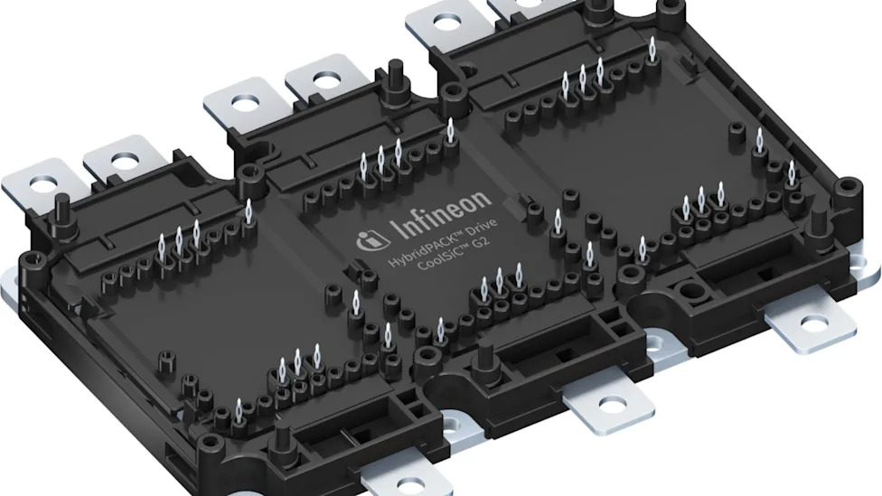 Infineon unveils EV inverter SiC module for high temp loads