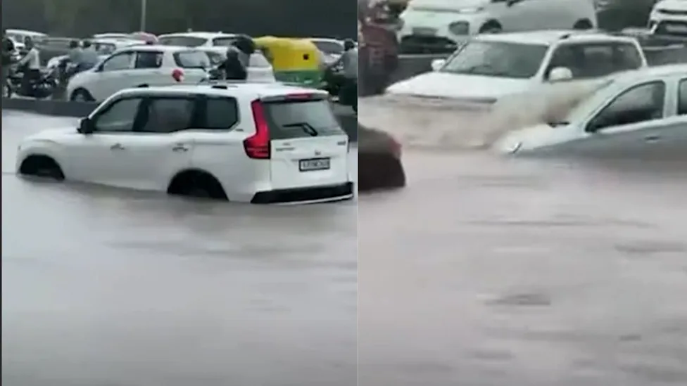 SUV, Karma, SUV Driver Showed Off by Splashing Cars and Bystanders—Then Karma Struck Seconds Later