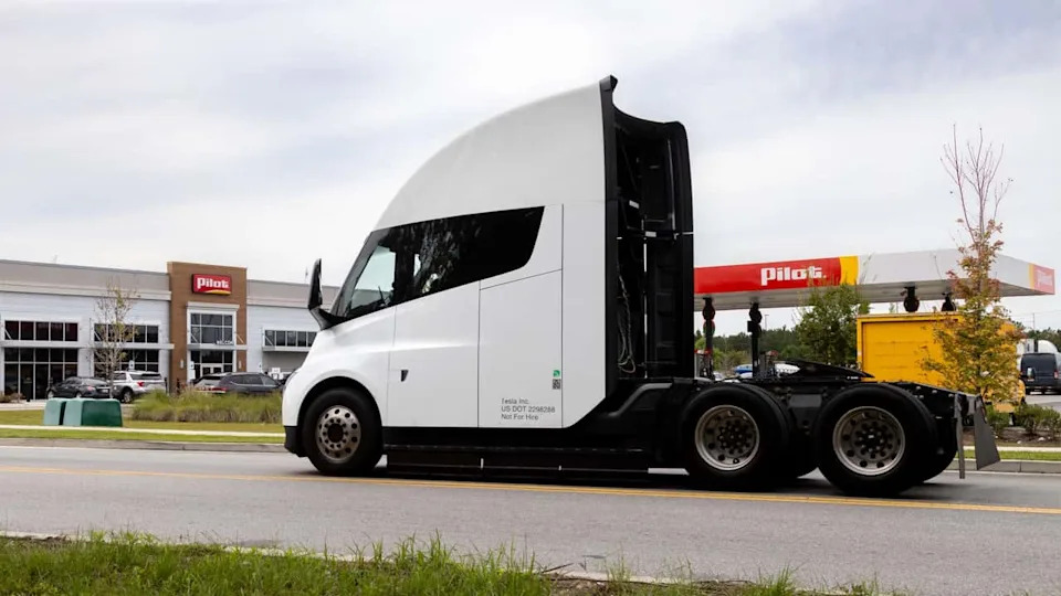 Tesla Is Building Megachargers For Semis Where Truckers Already Stop
