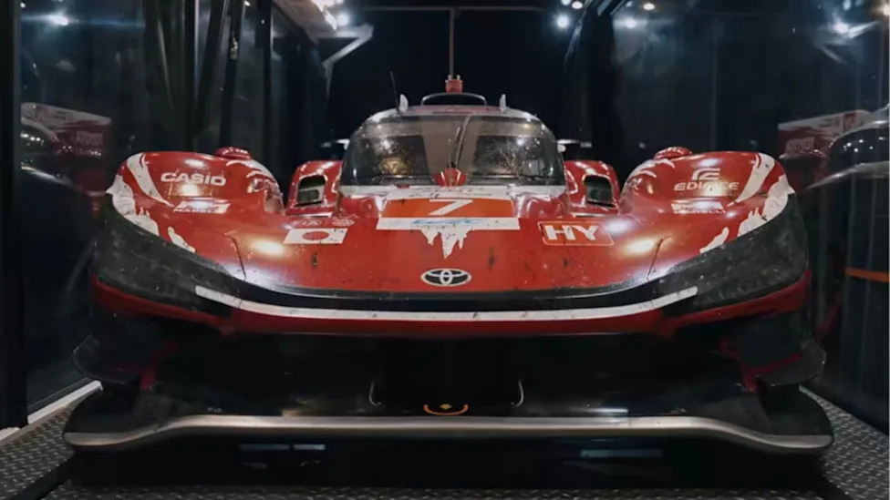 Toyota Recreates One of Pixar Cars’ Most Iconic Scenes With 2026 Le Mans Winning Car