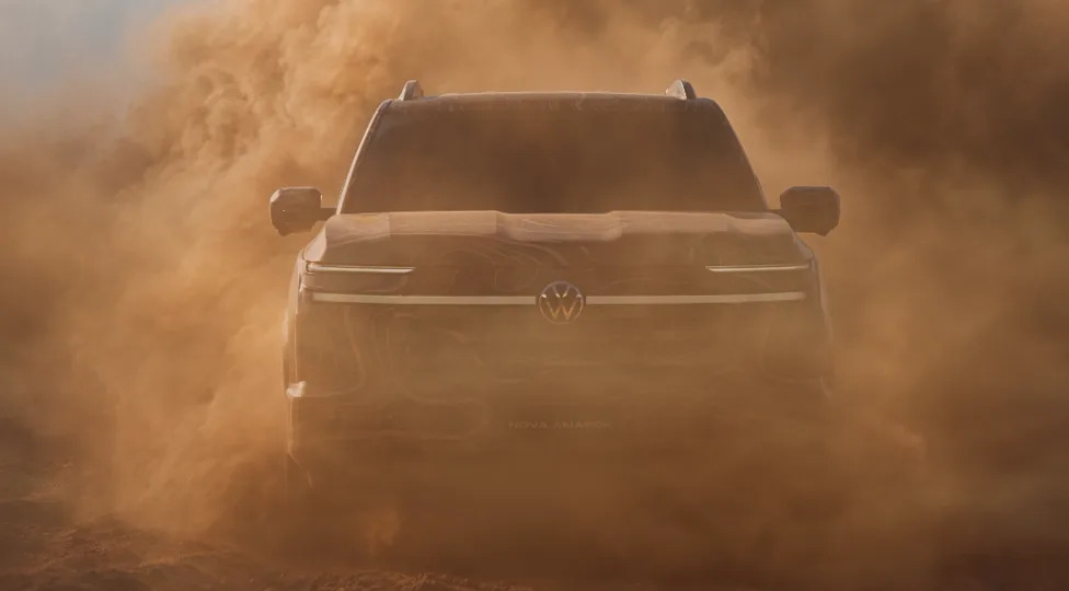 Volkswagen Teases Hybrid Version of Its Next-Gen Amarok Pickup Truck. Will It Come to America?