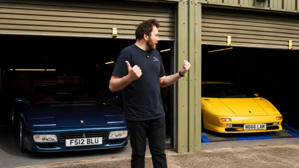 Ferrari, Lamborghini, He Lives in a Modest 2-Bed Semi—But Keeps a £1M Ferrari and Lamborghini Collection in the Garden