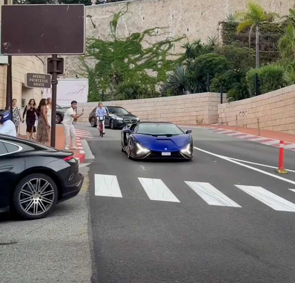 Rare Lamborghini Sián Spotted Driving In Monaco — Likely Fernando Alonso's