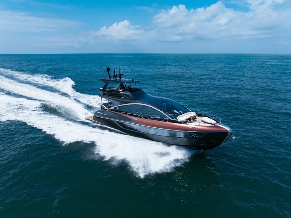 The 68-Foot Lexus Luxury Yacht Has Officially Left The Harbor
