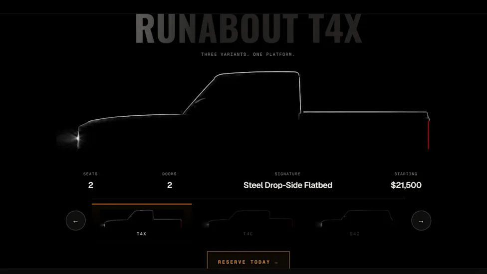 Texas Startup Wants To Build A Tiny, Affordable American Pickup