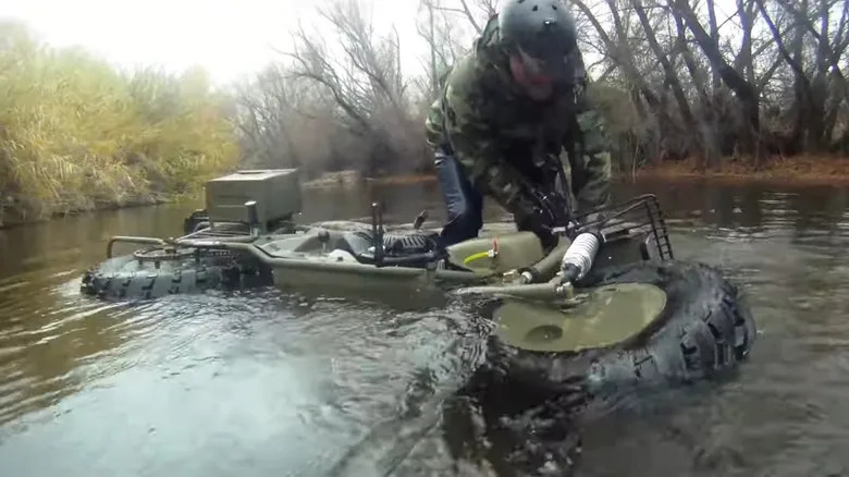 This Cool Motorcycle Has Hollow Wheels That'll Let You Float It Across Water