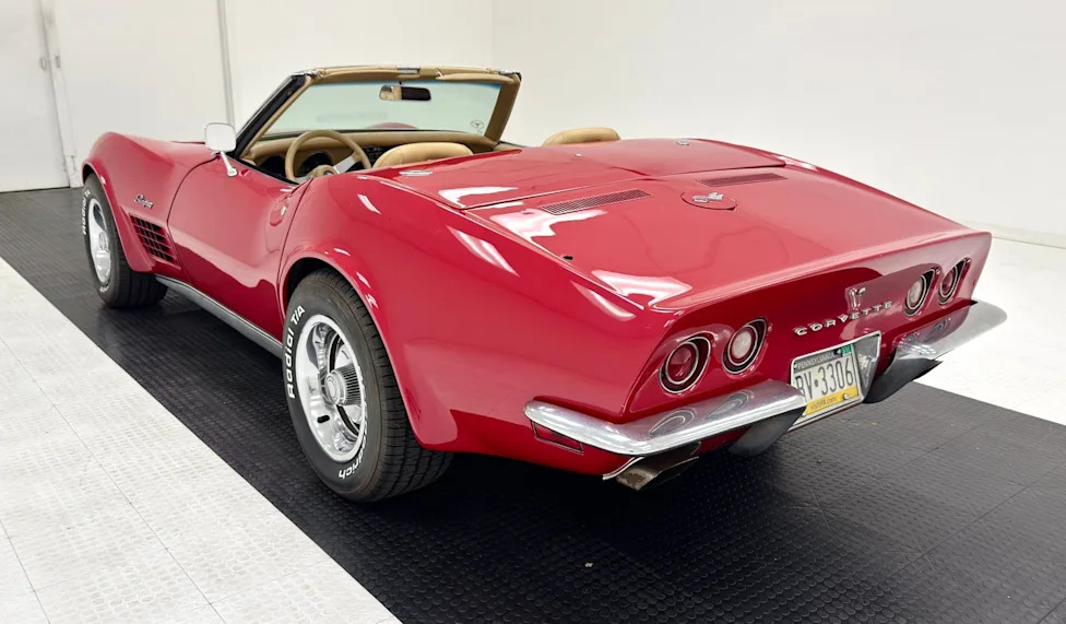 Cranberry Red 1970 Corvette Convertible Is a Drop-Top Project Ready for TLC