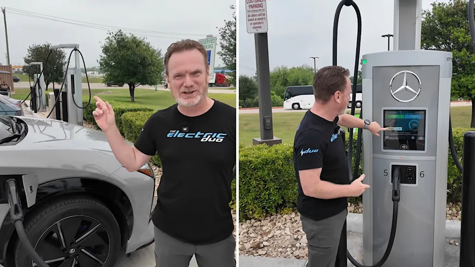 Texas EV road trip puts Mercedes-Benz's 400-kW charging network to a 700-mile test