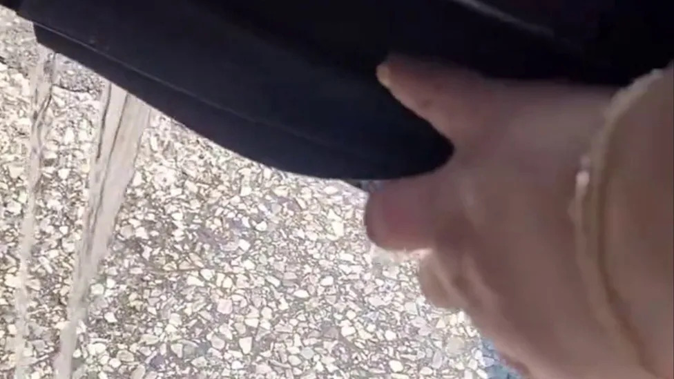Woman Shocked To Find Her Toyota RAV4 Door Full of Water