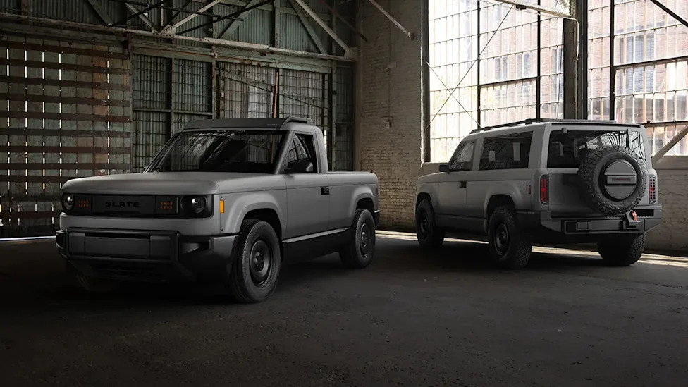 Slate’s $3,000 High-Roof Kit Turns Its Tiny EV Truck Into A Cargo Van