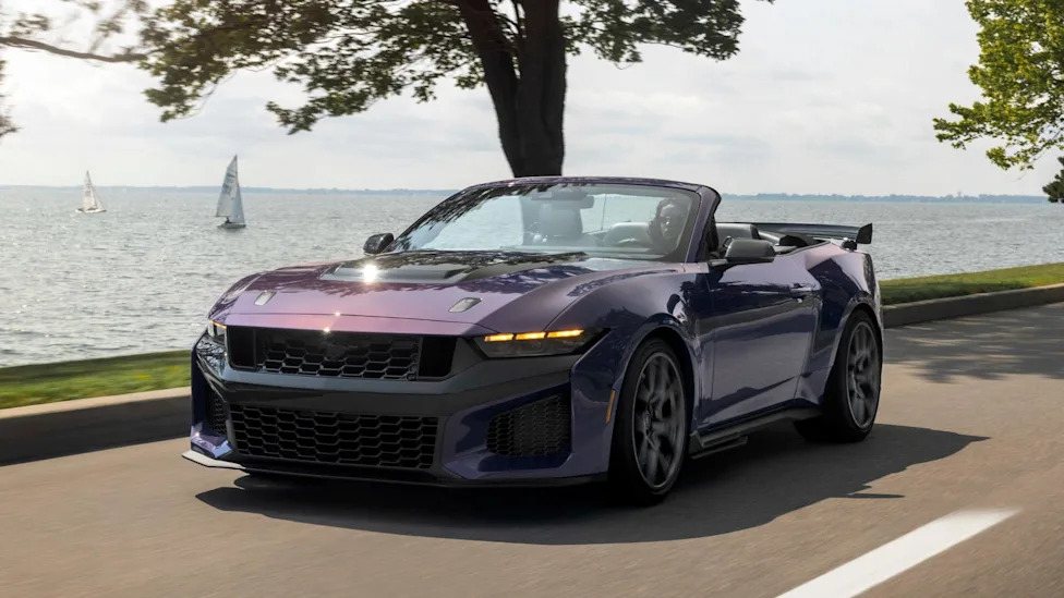 Ford Chops The Roof Off The Mustang Dark Horse SC So You Can Hear The Supercharger Better