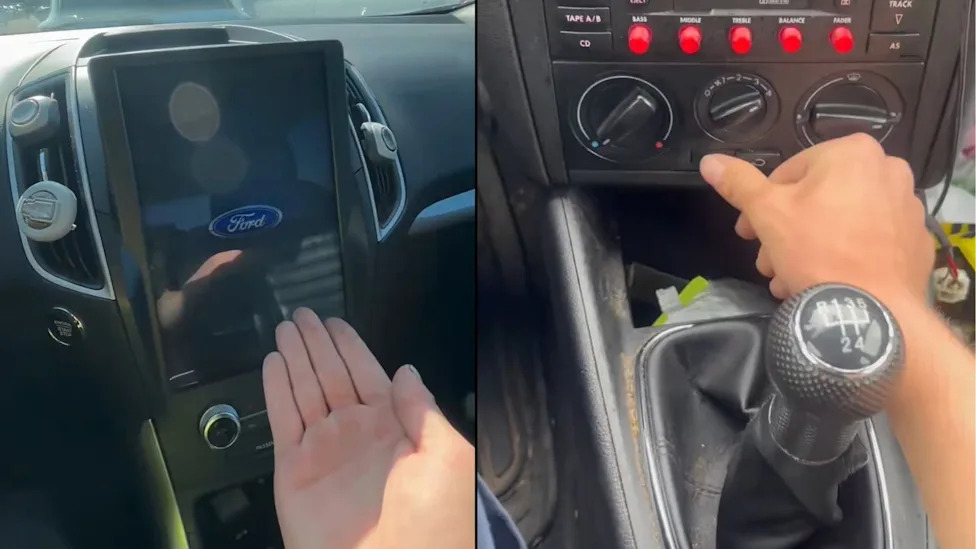 Trying to Turn On the Car AC on a Hot Day? This Driver Compared a New Ford With an Older Volkswagen