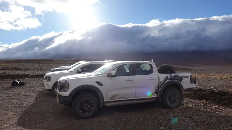 Ford Sent Five Stock Vehicles Up the World's Highest Active Volcano to Support a Record-Breaking Marathon