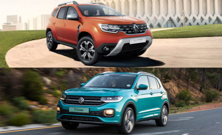autos, cars, features, renault, android, renault duster, volkswagen, vw t-cross, android, new renault duster vs vw t-cross – r380,000 suv comparison
