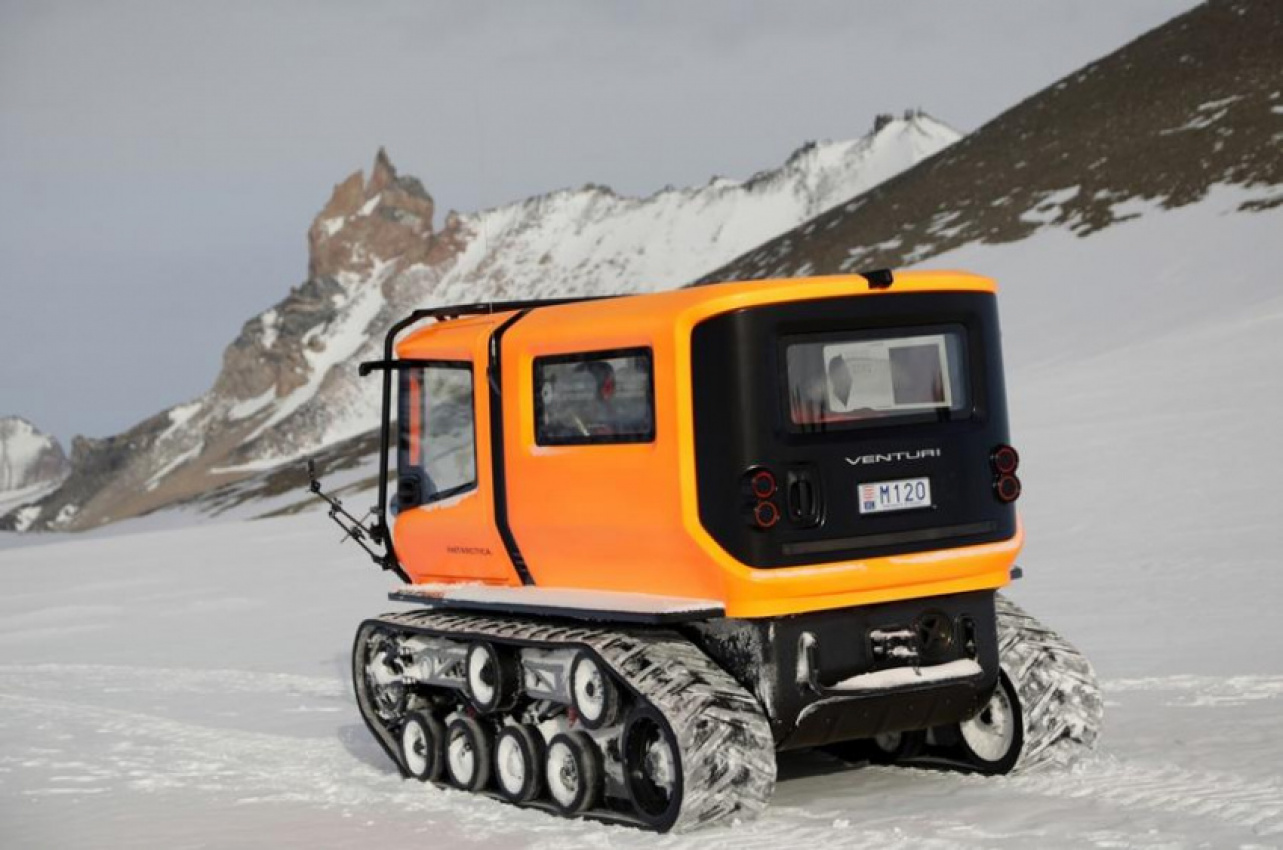 autos, cars, reviews, car news, move electric, venturi antarctica is first fully electric polar-research vehicle