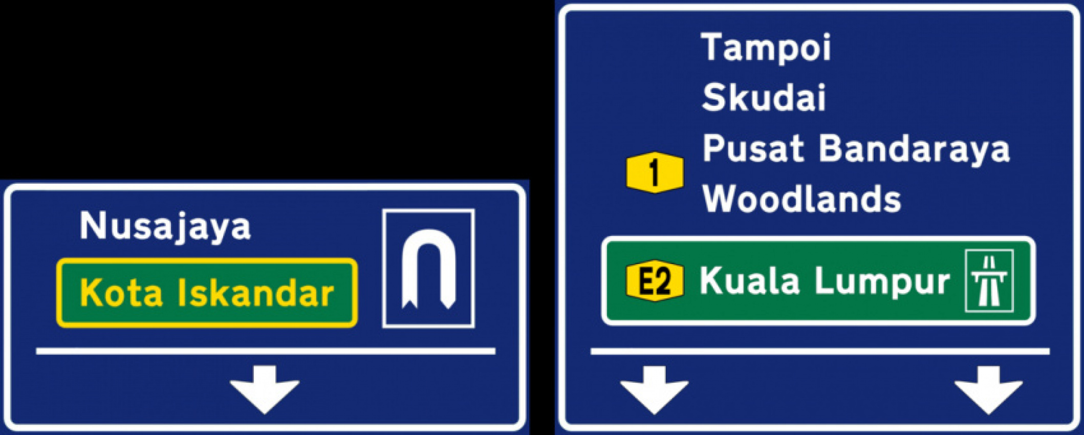 papan tanda jalan raya malaysia