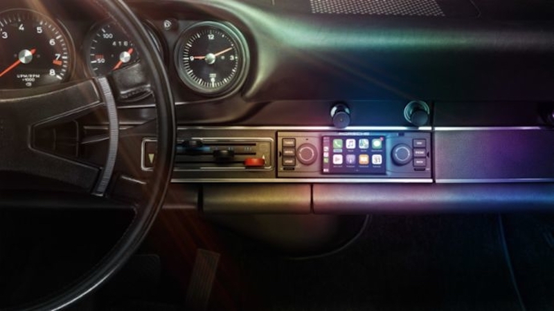 autos, cars, porsche, smart, android, autos porsche, android, porsche's new smart radio can be fitted into the brand's vintage and classic cars