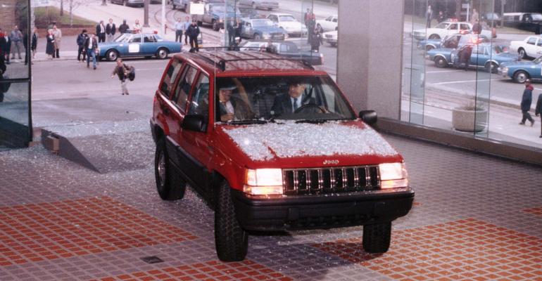 cars, marking the anniversary of the grand cherokee and the designer who inspired it