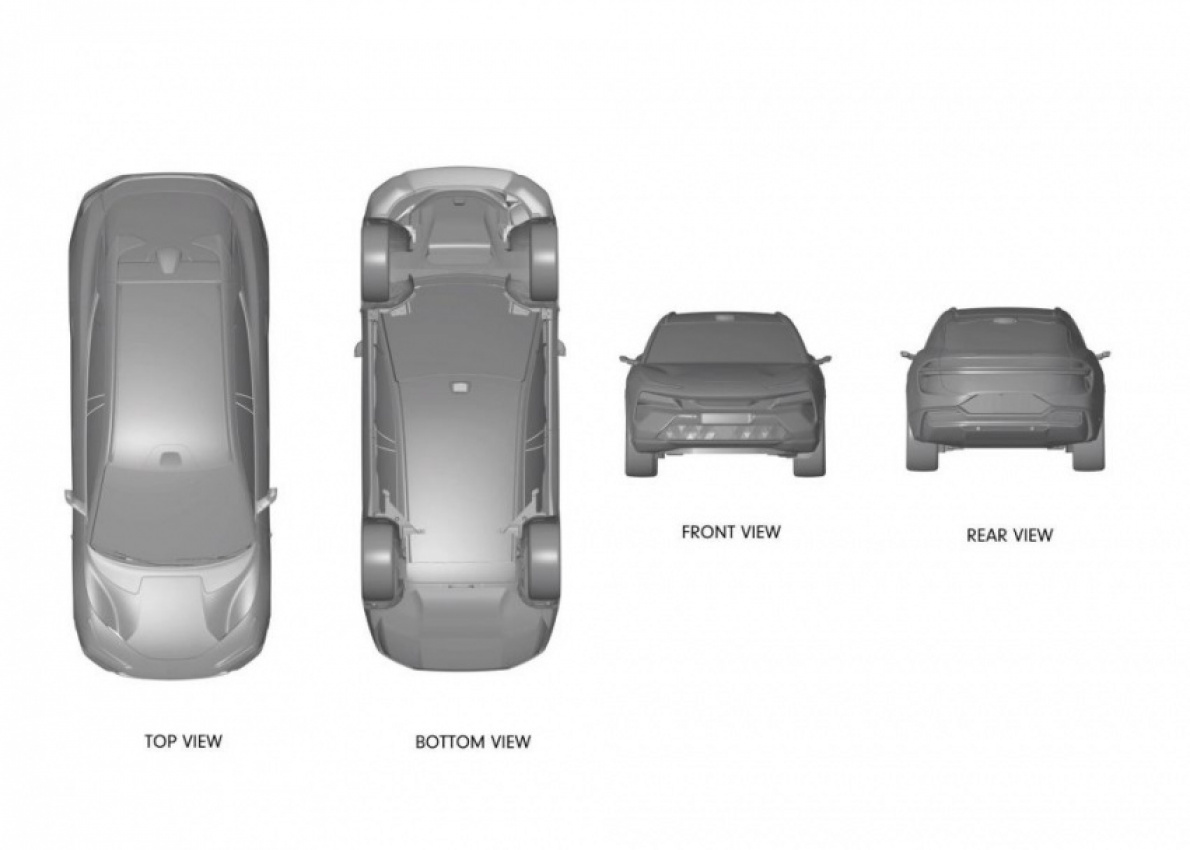 autos, cars, lotus, lotus type 132 suv design revealed in patent filing